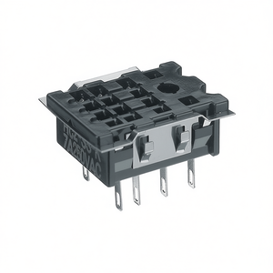 Hc2 Ss <b>9</b> Pin Relay Socket For Matsushita Relays With Terminal Pins - Product Image 2