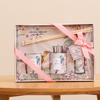 Bougie artisanale moderne en cire de soja parfumée, décoration en verre pour mariage transfrontalier, cadeaux pour Diwali et Noël