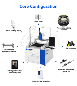 آلة قطع المعادن بالليزر الأوتوماتيكية <span class=keywords><strong>CNC</strong></span> 6050 لقطع الفضة والذهب والفولاذ المقاوم للصدأ والنحاس والتيتانيوم بدقة عالية - Product Image 3
