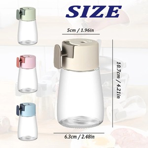 High Quality 100ml <b>Plastic</b> Seasoning <b>Bottle</b> Screw Cap 0.5g Ration Control Salt Kitchen Spice Container Herb Spice Tools - Product Image 2