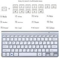 Clavier sans fil USB fin au design moderne BKC001 Prix d'usine Nouveau produit