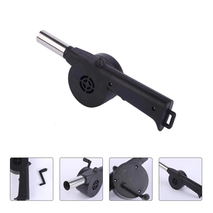 Wholesale Hand <b>BBQ</b> Fan Outdoor Air Blower Manual Crank Barbecue Picnic Camping <b>Tools</b> - Product Image 1