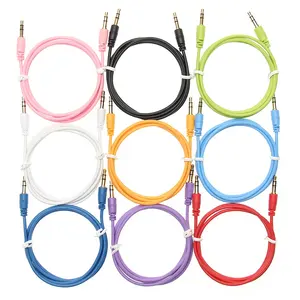 1M 3.5MM Male to Male Gold Plated Plug Aux Audio Cable Stereo Speaker Line AUX Cord For iPhone 11 Samsung S8 Car Headphone