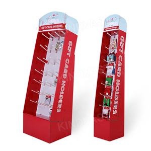 Hot Sale Kerstfestival Promotionele Product Display Rack Kartonnen Vloer Display Cadeau Kerstboom Display Stand - Product Image 3