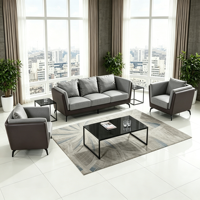 Ensemble de canapés modulaires extensibles de style européen moderne avec revêtement en tissu pour hôtel, bureau à domicile, couleurs et dimensions personnalisables
