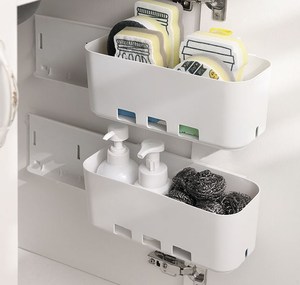 <span class=keywords><strong>Cucina</strong></span> espandibile sopra lavello portaoggetti cestino portapiatti spugna stendibiancheria - Product Image 3