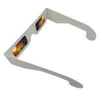 Lunettes de diffraction 3D en carton pour feux d'artifice, personnalisables pour spectacle de lumière, lunettes de diffraction arc-en-ciel en carton pour fête