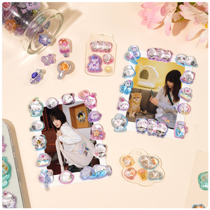 Adesivi in Resina Epossidica a Bolle con Unicorno e Gatto in Stile Pastello, Stelle, <span class=keywords><strong>Nuvole</strong></span>, Cuori, Decorazioni 3D Lucide e Tridimensionali per Diari, Telefoni, Tazze, Fai-da-Te e Artigianato - Product Image 5
