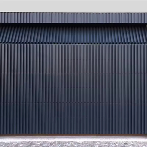 Design moderne et élégant Portes <span class=keywords><strong>de</strong></span> <span class=keywords><strong>garage</strong></span> insonorisées à motif <span class=keywords><strong>en</strong></span> bois <span class=keywords><strong>en</strong></span> alliage d'aluminium - Product Image 2