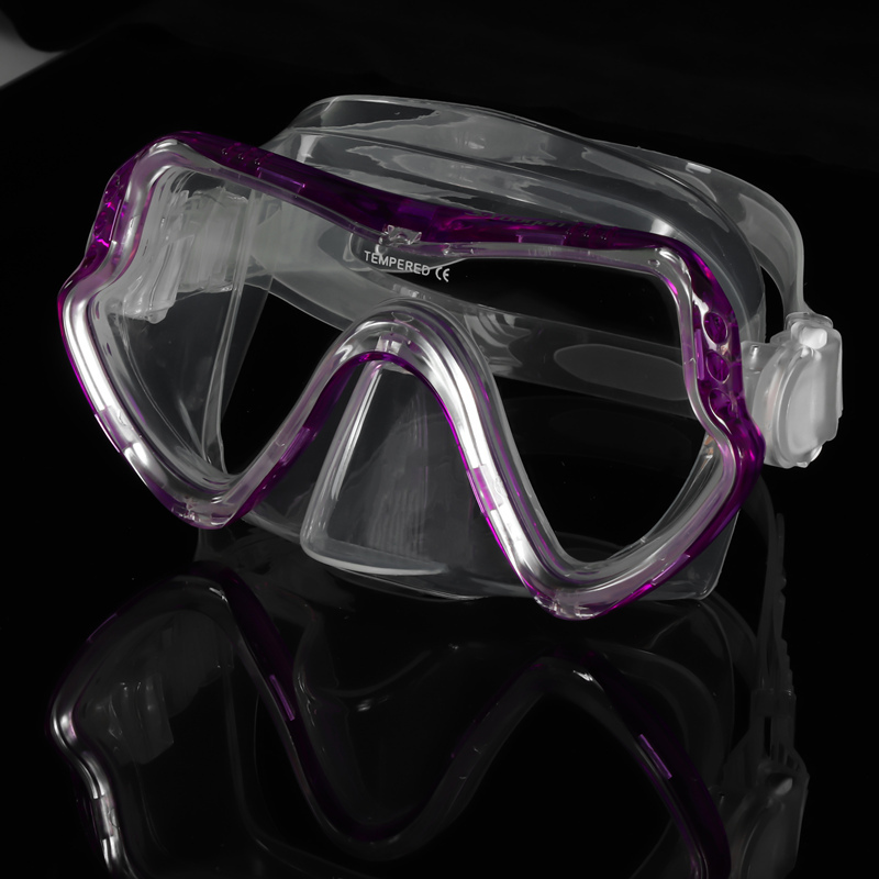 Transparent + purple