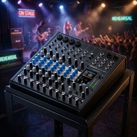 Console de mixage audio 10 canaux OPERA 10PRO, préampli micro à faible bruit, USB, DSP, enregistrement en direct