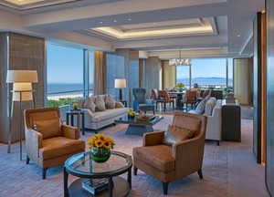 Shiyi <span class=keywords><strong>Shangri</strong></span>-<span class=keywords><strong>La</strong></span> โรงแรมและรีสอร์ท5ดาวชุดเฟอร์นิเจอร์ห้องนอนโรงแรมปรับแต่งได้สำหรับอพาร์ทเมนต์โครงการ ODM - Product Image 2