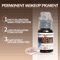 Encre Pigmentaire Semi-Permanente Bio Hybride WENYU pour Maquillage Semi-Permanent, Microblading des Sourcils, Tatouage 15ml, Pigment PMU pour Sourcils, Micropigmentation