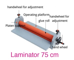 Laminateur à pression de bureau 75CM pour formats A5 A3 A4, laminateur à froid avec format de papier <span class=keywords><strong>A6</strong></span> inclus - Product Image 2