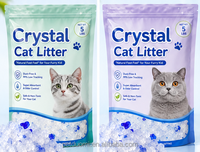 OEM ODM Litière pour chat en cristal bleu, gel de silice, sable pour chat, vente en gros, directement de l'usine