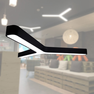 ثريا حديثة مخصصة على شكل Y تصميم إبداعي تجاري سهل الاستخدام معلق 36 واط جديد - Product Image 3