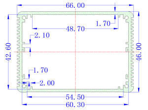 Boîtier de projet en aluminium, boîtier électronique, boîtier d'onduleur, boîtier pour carte de circuit imprimé, dissipateur thermique, petit boîtier de projet en aluminium - Product Image 5