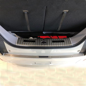 Pour 2023 WuLing Air EV acier inoxydable <span class=keywords><strong>coffre</strong></span> arrière pare-chocs arrière garde <span class=keywords><strong>seuil</strong></span> protecteur porte <span class=keywords><strong>seuil</strong></span> <span class=keywords><strong>seuil</strong></span> plaque garde - Product Image 3