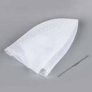 Vente en gros de bonnet de teinture en silicone pour cheveux, bonnet de teinture multicolore avec crochet en métal pour salon de coiffure à domicile - Product Image 4