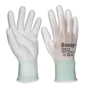 Gants anti-coupure Bestop B809 taille 8, revêtement PU, points antidérapants, résistants aux coupures, pour le secteur de la construction - Product Image 5