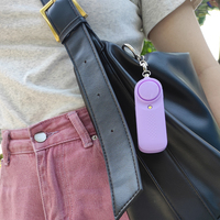 Alarme d'urgence portable 130 dB avec lumière LED clignotante, alarme de sécurité, protection personnelle, alarme de sécurité pour femmes OEM