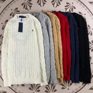 Suéter de Punto con Cuello Alto para Hombre, Diseño de Marca, con Logotipo Bordado, Suéter de Punto para Parejas, Es un Suéter para Hombre. - Product Image 1