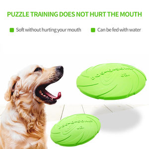 Paw Dog Fris-bee 7 "Fetch <span class=keywords><strong>Pet</strong></span> <span class=keywords><strong>Toy</strong></span> per cani <span class=keywords><strong>Hyper</strong></span> disco leggero facile da Chuck o lanciarlo morbido da catturare per cani di taglia piccola e grande - Product Image 2