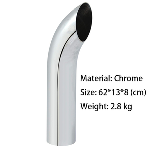 <span class=keywords><strong>ปลาย</strong></span>เรียบแบบกำหนดเอง ยาว 24 นิ้ว เส้นผ่านศูนย์กลางภายนอก 3 นิ้ว <span class=keywords><strong>ท่อ</strong></span>ไอเสียโค้งแบบโครเมียมสำหรับรถบรรทุกหนัก - Product Image 3