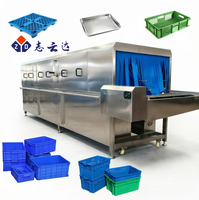 Volledig automatische 304 roestvrijstalen fruitlade-wasmachine pomp PLC tandwielmotor - Hoge efficiëntie sterilisatie lage kosten