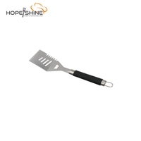 Ensemble d'ustensiles de barbecue en métal avec spatule, fourchette, pinces, couteau, brochettes - Résistant à la chaleur, facile à nettoyer, 3-5 pièces pour le camping et l'extérieur