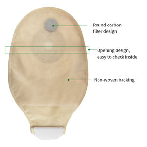 <span class=keywords><strong>Bolsa</strong></span> de Ostomía Reutilizable de una Pieza para Adultos, con Hidrocoloide, Infrarrojo Lejano, Desinfectante, Color Té, Sistema de Bolsas para Estoma, Colostomía, 3 Años - Product Image 6