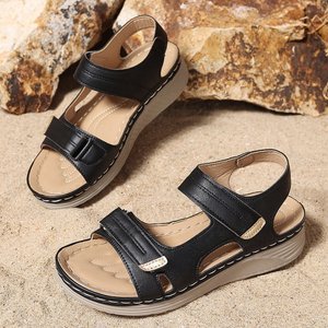 Sandalias Casuales de Moda Europea y Americana para Mujer, Verano 2024, Comercio Exterior Transfronterizo, Tallas Grandes, Planas, para Uso en Exteriores, con Plantilla de EVA - Product Image 6
