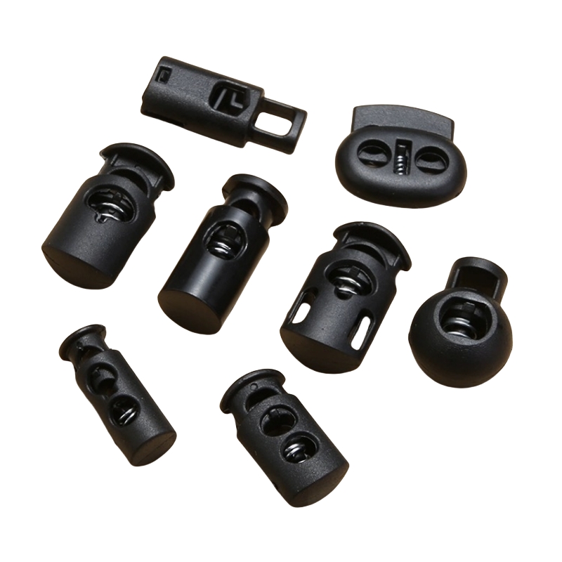 Hot Sale Free Sample Plastic Cord Stopper Ball Shape Black