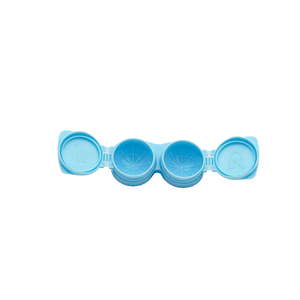 Boîtes d'emballage pour étuis à lentilles de <span class=keywords><strong>contact</strong></span> carrés en plastique réfléchissant coloré, les plus vendues, pour femmes et hommes, à prix abordable - Product Image 4