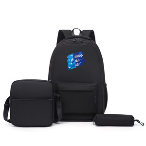 <b>Lunch</b> Box Kids <b>Set</b> for School with Bag Printing Backpack Backpack Waterproof Kid School Bags - Product Image 1