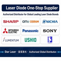 Diode laser rouge originale Ushio HL63283HD 638nm 1200mW TO-9 pour module de projection laser à haute saturation