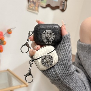 Para <span class=keywords><strong>Apple</strong></span> <span class=keywords><strong>Airpods</strong></span> 1/<span class=keywords><strong>2</strong></span>/3/<span class=keywords><strong>pro</strong></span>/<span class=keywords><strong>PRO</strong></span> <span class=keywords><strong>2</strong></span> Funda de cuero con patrón cruzado de cuerpo completo Airpods4 - Product Image 1