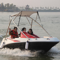 Mini bateau de pêche à moteur hors-bord de 4,8 mètres à vendre