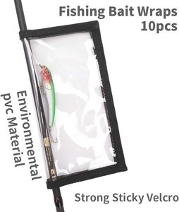 ปลอกหุ้มเหยื่อตกปลา PVC ใส ทนทาน 10 แพ็ค (5L+5M) 43x79" 39x71" ช่วยให้การตกปลาปลอดภัย มองเห็นเหยื่อได้ง่าย - Product Image 3