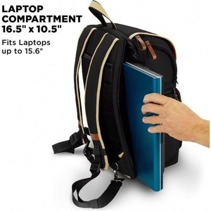 Mochila de fotografía con espacio para cámara y portátil de 15.6 pulgadas, almacenamiento para accesorios y soporte para trípode (muestra gratuita) - Product Image 6