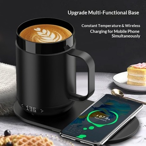 American-Style App Smart Temperature-Control Vacuum Stainless Steel Mug Large-Capacity <b>Heating</b> Coffee Cup Modern <b>USB</b>-Charged - Product Image 2