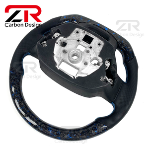 Accessoires intérieurs de voiture personnalisés en fibre de carbone forgée et cuir véritable pour volant de <span class=keywords><strong>Ford</strong></span> <span class=keywords><strong>Raptor</strong></span> <span class=keywords><strong>F</strong></span>-150 F150 XLT F250 2024 - Product Image 6