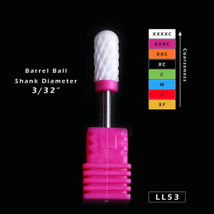 Pièces de rechange pour tête de meulage en céramique, vernis à ongles pour enlever les peaux mortes et les ongles non chauds, perceuse à ongles en céramique, tête de meulage en céramique - Product Image 5