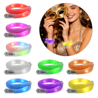 Bracelet LED Lumineux pour Concerts et Festivals, Bande de Sécurité pour Course Nocturne, Bracelet Lumineux pour Événements Stadiques, Accessoire pour Fans, Rave, Club et Fêtes
