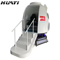 Equipo de entrenamiento de vuelo de realidad virtual 9D, simulador de aeronaves y naves espaciales para juegos de arcade en interiores, para el hogar y guarderías, Metal Friends