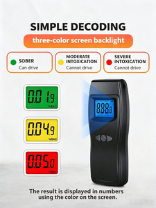 Testeur d'<span class=keywords><strong>alcool</strong></span> rechargeable, éthylotest haute précision, analyseur d'<span class=keywords><strong>alcool</strong></span>émie BAC pour usage personnel, détecteur d'<span class=keywords><strong>alcool</strong></span> - Product Image 4