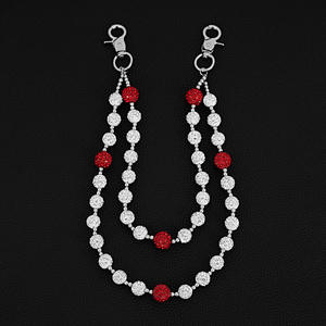 เครื่องประดับแนวสตรีทเครื่องประดับแนวฮิปฮอปสำหรับผู้ชายและผู้หญิงทำจากสเตนเลสสตีลและโพลิเมอร์ดินเหนียว - Product Image 1