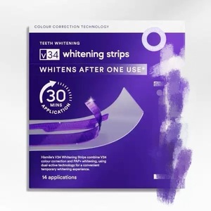 Bandes blanchissantes pour les dents <span class=keywords><strong>V34</strong></span> au goût menthe, usage domestique, éliminent efficacement les taches de tabac et de thé, éclaircissent les dents jaunies - Product Image 3
