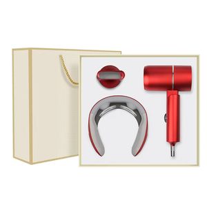 Sèche-cheveux avec embout concentrateur + masseur pour le cou, coffret cadeau d'entreprise, cadeaux promotionnels de luxe, cadeaux de mariage pour les invités, articles cadeaux - Product Image 4