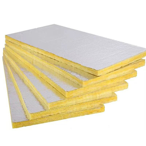 Fiberglass wool Insulation Board 25mm with Aluminum Foil Heat Insulation Soundproof Glass Wool Panel - Product Image 4